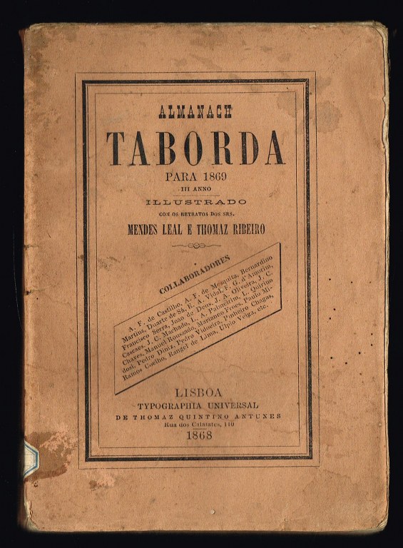ALMANACH TABORDA para 1869 (III Ano)
